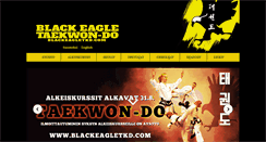 Desktop Screenshot of blackeagletkd.com