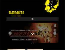 Tablet Screenshot of blackeagletkd.com